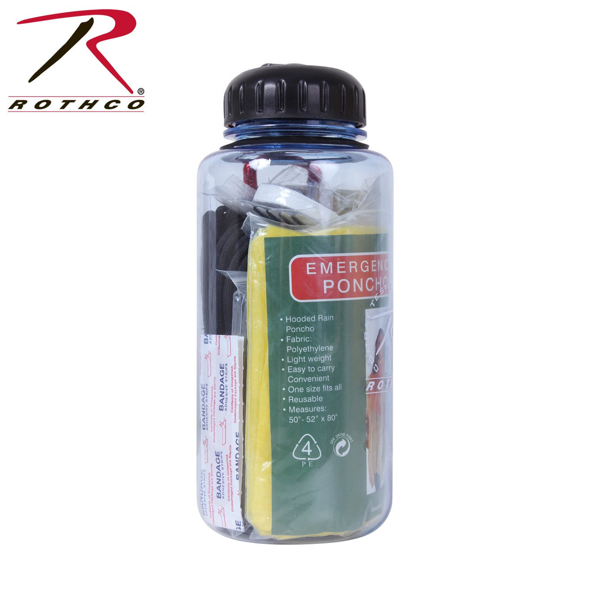 Rothco Water Bottle Survival Kit – European Prepper